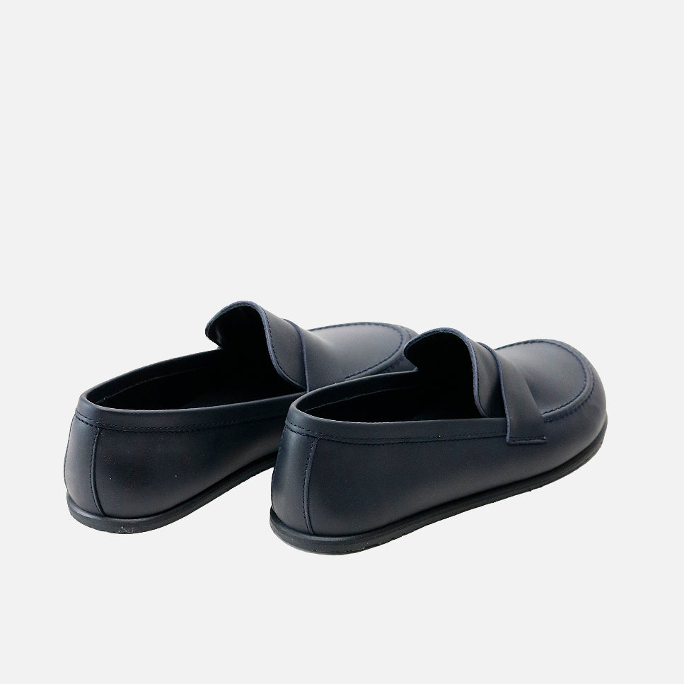 Mocasines barefoot de piel napa azul Elisoft | Eli 1957