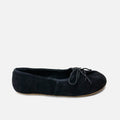 Black English leather barefoot ballerinas with bow Eli Soft | Eli 1957