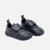 Elisoft blue nappa leather barefoot school sneakers | Eli 1957