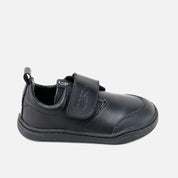 Barefoot black napa leather Elisoft school sneakers | Eli 1957