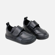 Barefoot black napa leather Elisoft school sneakers | Eli 1957