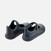 Barefoot school Mary Janes in blue napa leather Elisoft | Eli 1957