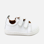 Deportivos barefoot doble correa piel napa blanco Elisoft | Eli 1957