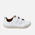 Deportivos barefoot doble correa piel napa blanco guesso Elisoft | Eli 1957