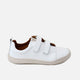 Deportivos barefoot doble correa piel napa blanco guesso Elisoft | Eli 1957