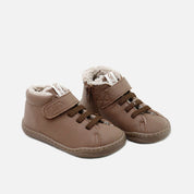 Bota barefoot forro interior pelo piel davinci nobuck cuero Elisoft | Eli 1957