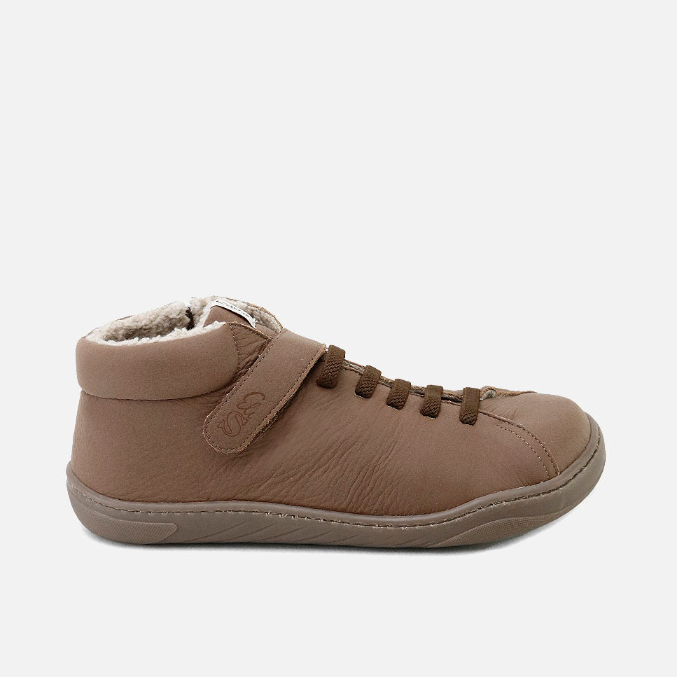 Bota barefoot forro interior pelo piel davinci nobuck cuero Elisoft | Eli 1957