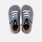 DaVinci Dark Nubuck Leather Barefoot Boot Elisoft | Eli 1957