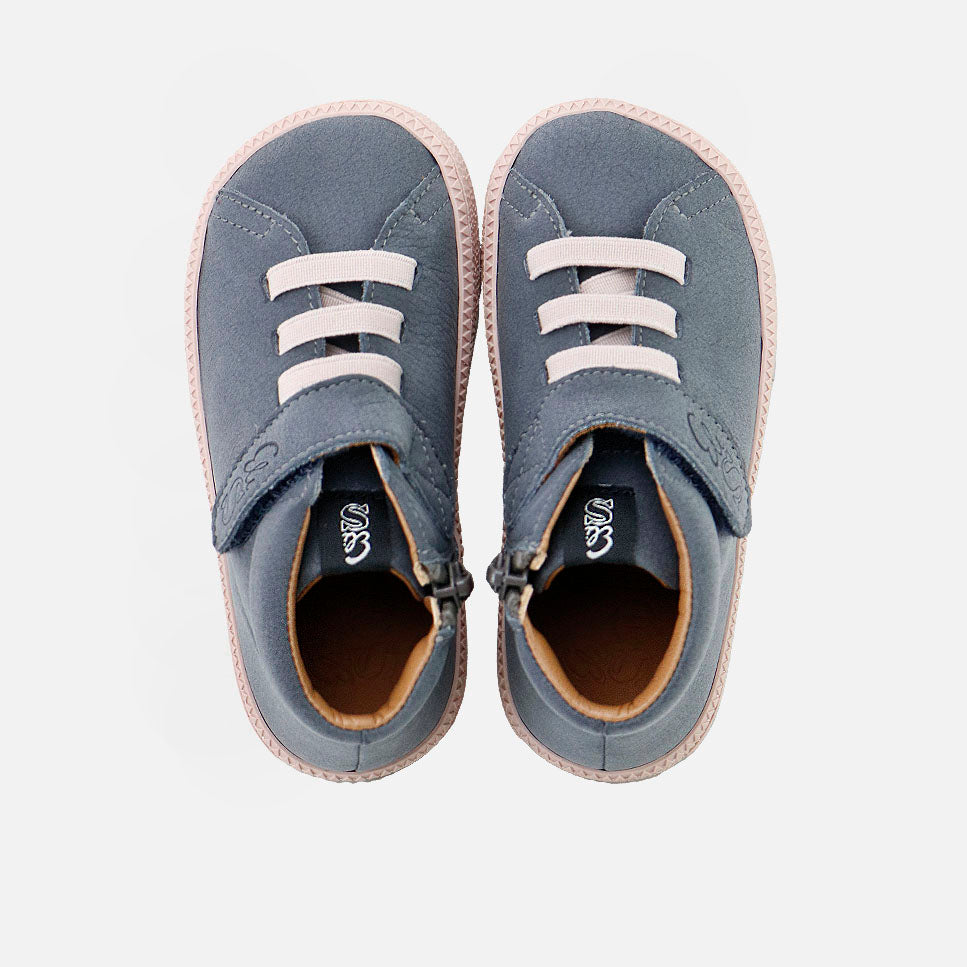 DaVinci Dark Nubuck Leather Barefoot Boot Elisoft | Eli 1957