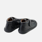 Elisoft black nappa leather barefoot boot | Eli 1957