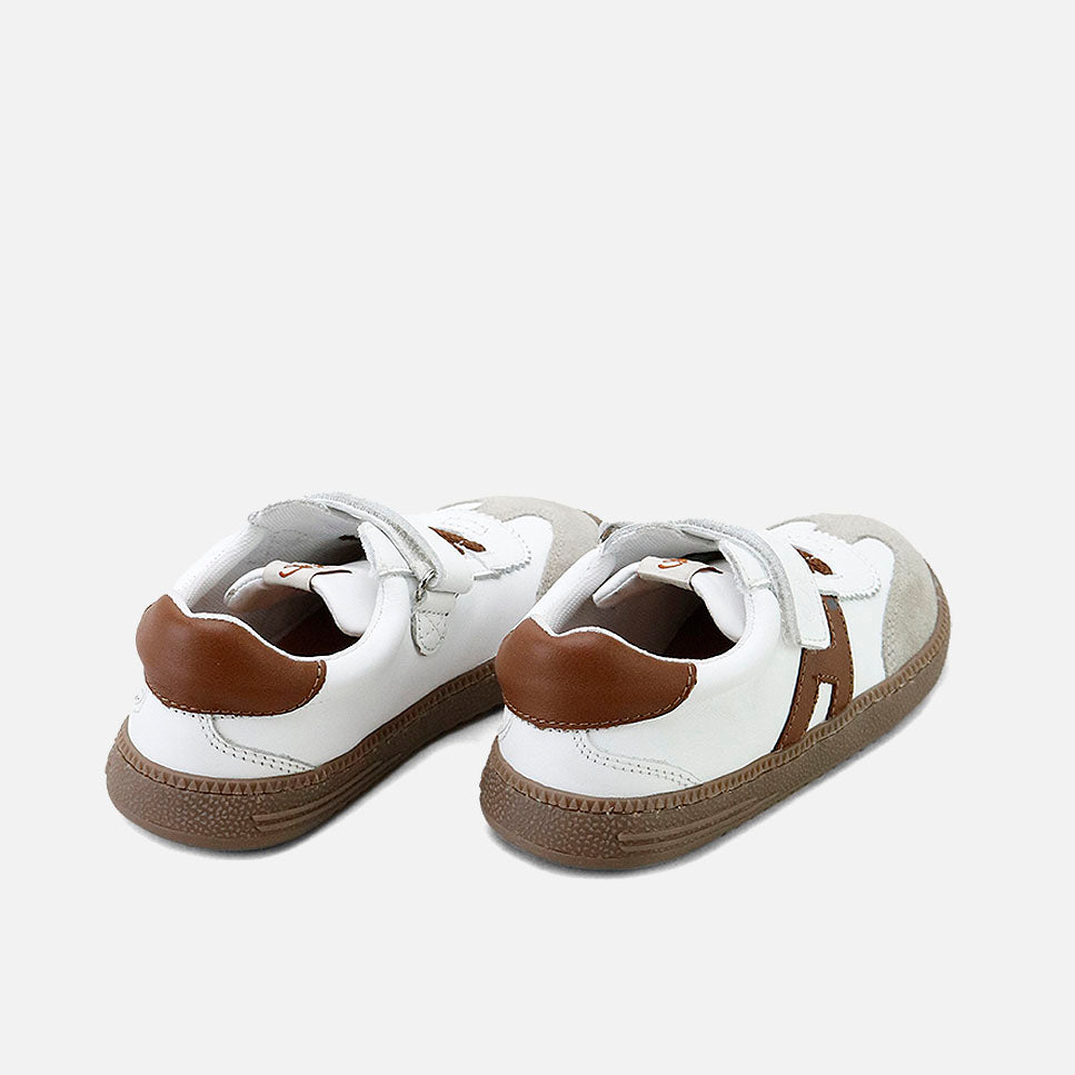 Elisoft natural English leather barefoot sneakers | Eli 1957