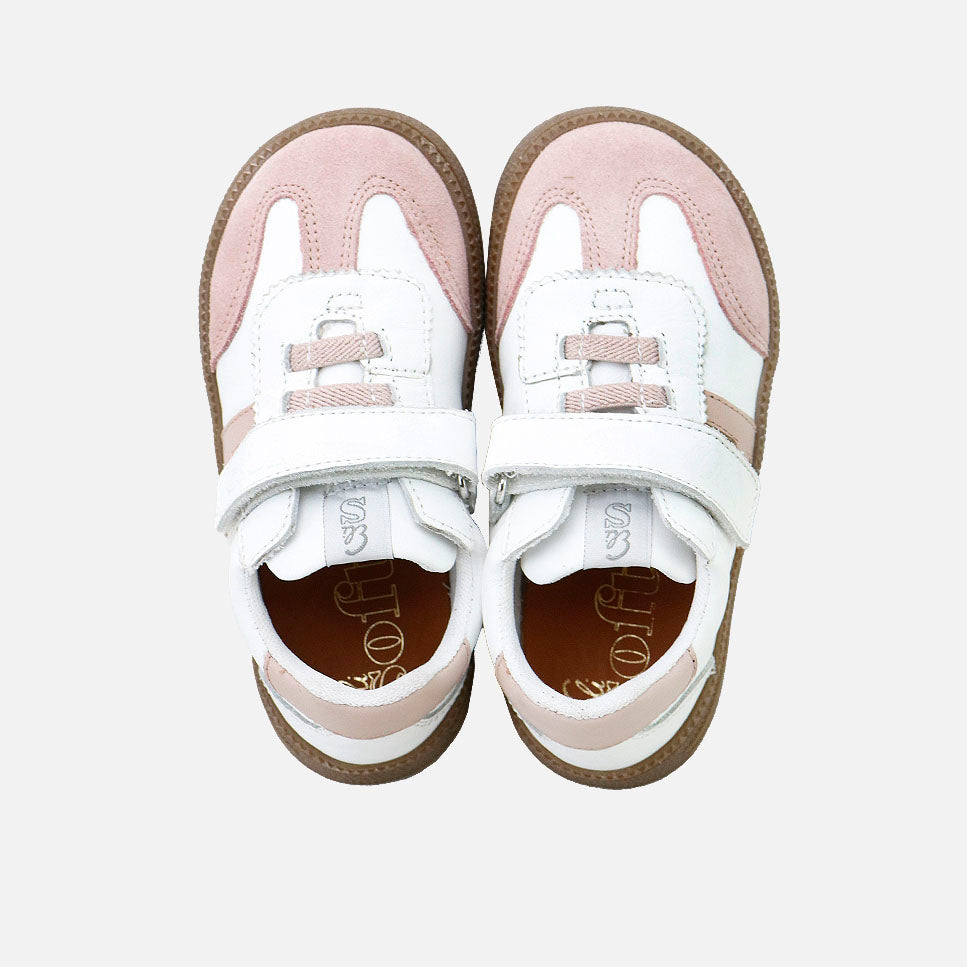 Barefoot H sneakers in Elisoft velour leather | Eli 1957