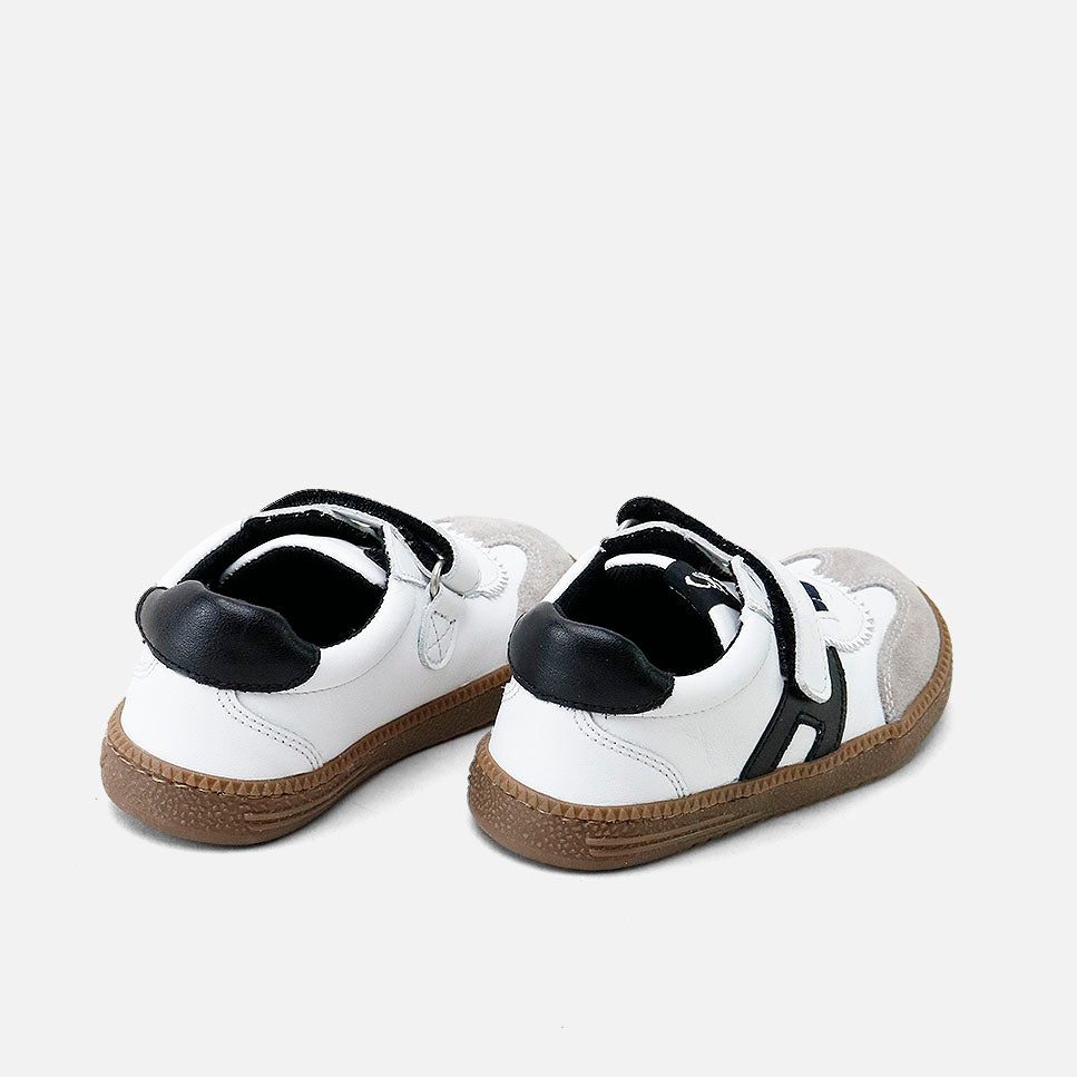 Barefoot H sneakers in perline velour leather Elisoft | Eli 1957