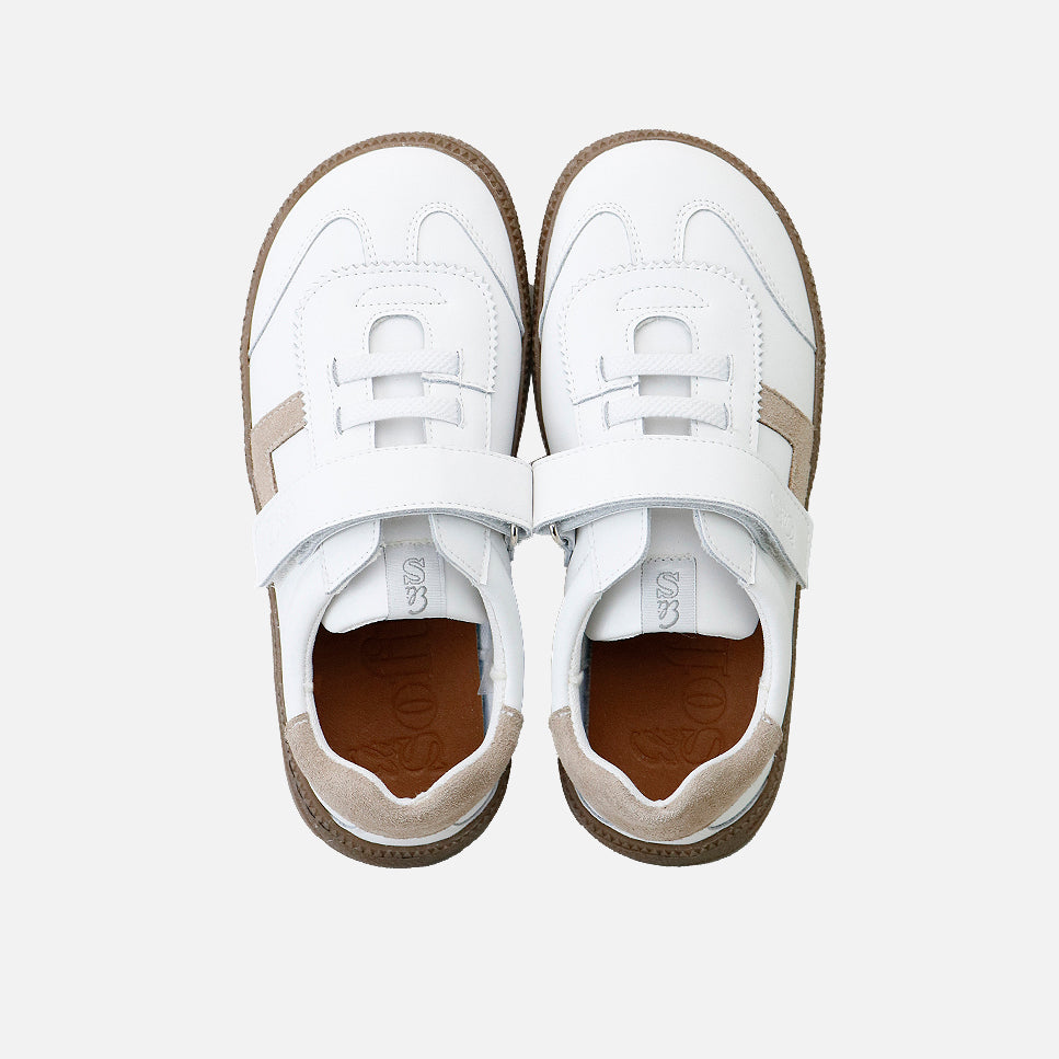 Deportivos barefoot H piel napa blanco Elisoft | Eli 1957