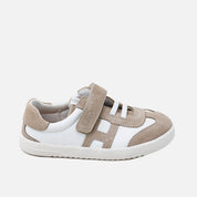 Deportivos barefoot H piel velour camel Elisoft | Eli 1957