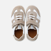 Deportivos barefoot H piel velour camel Elisoft | Eli 1957