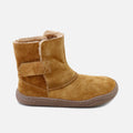 Botas barefoot  piel velour sahara forro pelo Elisoft | Eli 1957