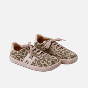 Barefoot H lace-up sneakers with velour leather, mini Leo Elisoft | Eli 1957