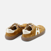 Deportivos barefoot H cordoneras piel velour cuero Elisoft | Eli 1957