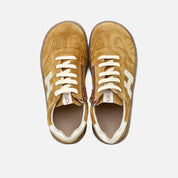 Deportivos barefoot H cordoneras piel velour cuero Elisoft | Eli 1957