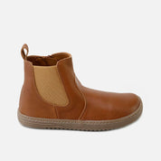 Barefoot elastic boots in chestnut Cathay leather Elisoft | Eli 1957