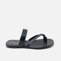 Papanatas black crisscross strap sandals | Eli 1957