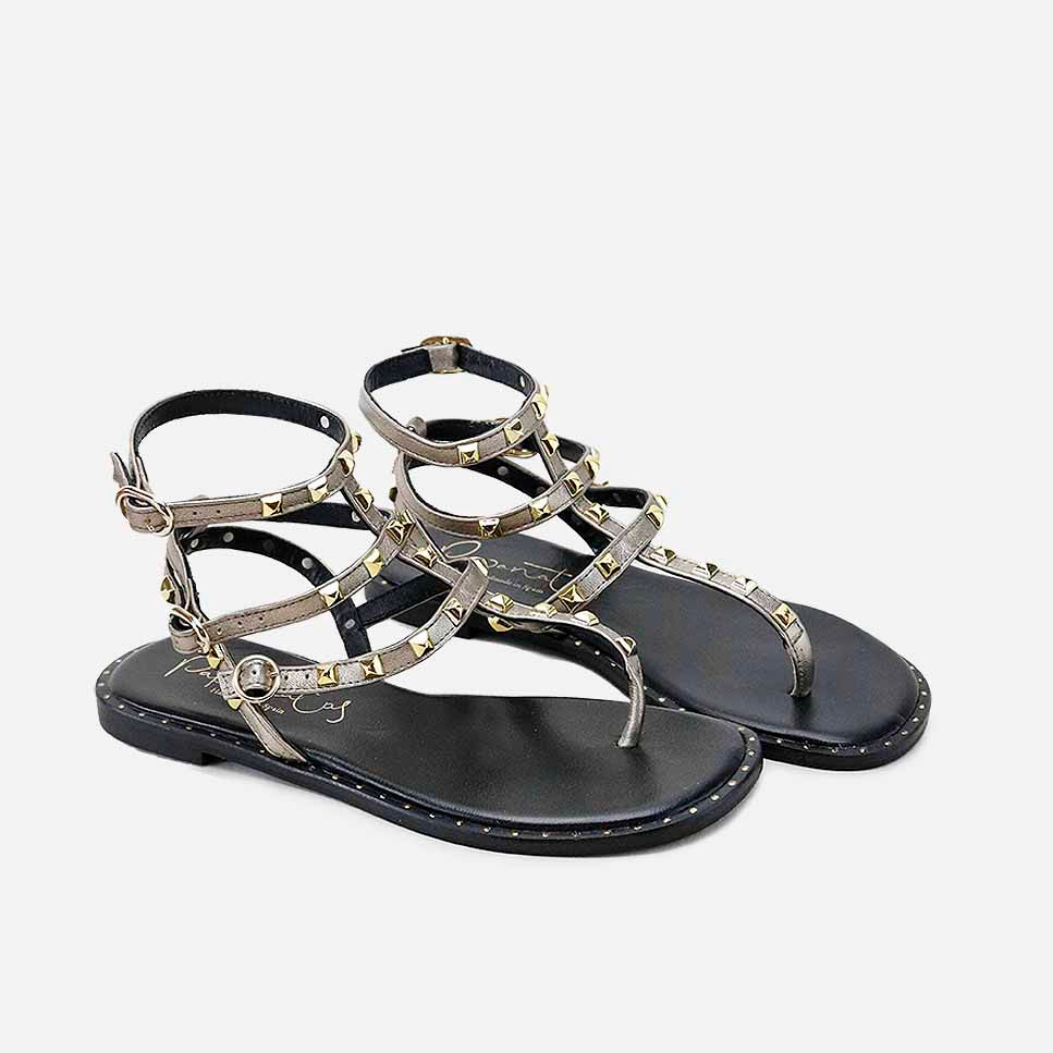 Sandalias piel piramides salobreña Papanatas | Eli 1957