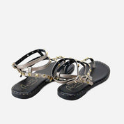 Sandalias piel piramides salobreña Papanatas | Eli 1957