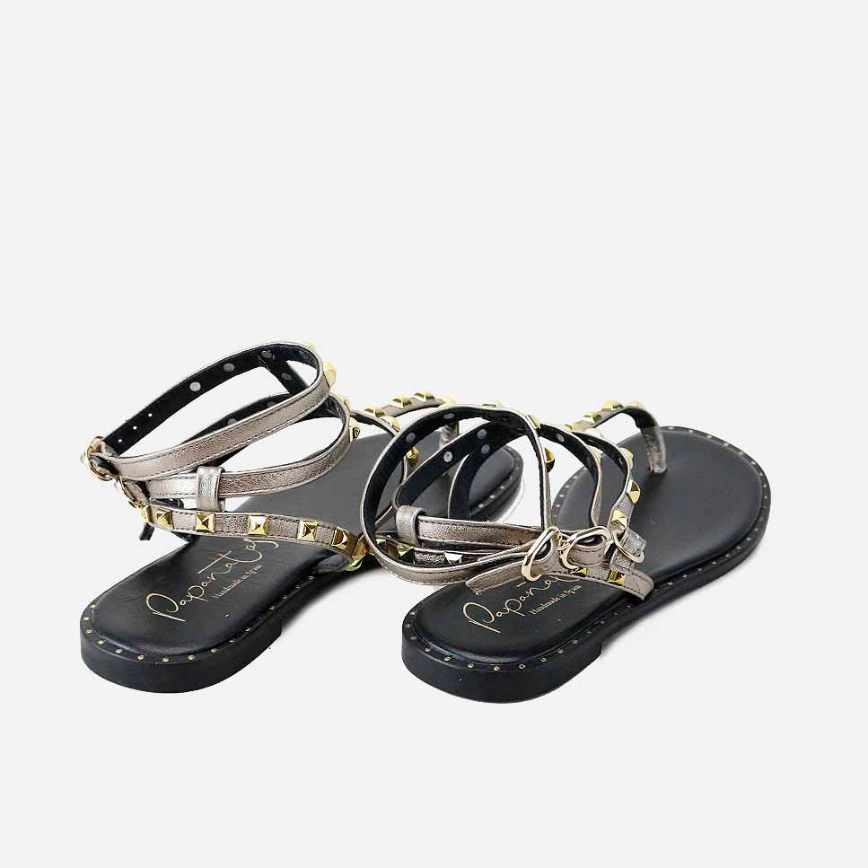 Sandalias piel piramides salobreña Papanatas | Eli 1957