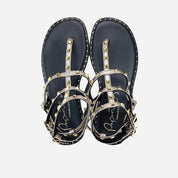 Sandalias piel piramides salobreña Papanatas | Eli 1957