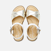 Sandalias Cruzadas Metacris pearl Tania Papanatas | Eli 1957