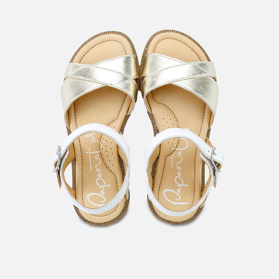 Sandalias Cruzadas Metacris pearl Tania Papanatas | Eli 1957