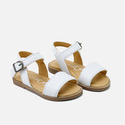 White Tania Papanatas sandals | Eli 1957