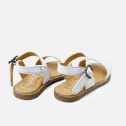 White Tania Papanatas sandals | Eli 1957
