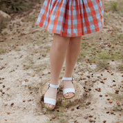 White Tania Papanatas sandals | Eli 1957