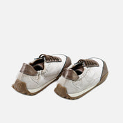 Elisoft velvet taupe barefoot slippers | Eli 1957