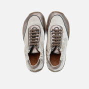 Elisoft velvet taupe barefoot slippers | Eli 1957