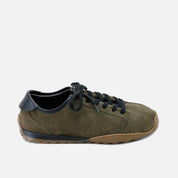 Barefoot velor army suede leather sneakers with laces Eli Soft | Eli 1957
