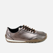 Sneakers barefoot Metalcris in pelle marrone con lacci Eli Soft | Eli 1957