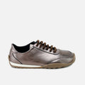 Sneakers barefoot Metalcris in pelle marrone con lacci Eli Soft | Eli 1957