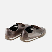 Sneakers barefoot Metalcris in pelle marrone con lacci Eli Soft | Eli 1957
