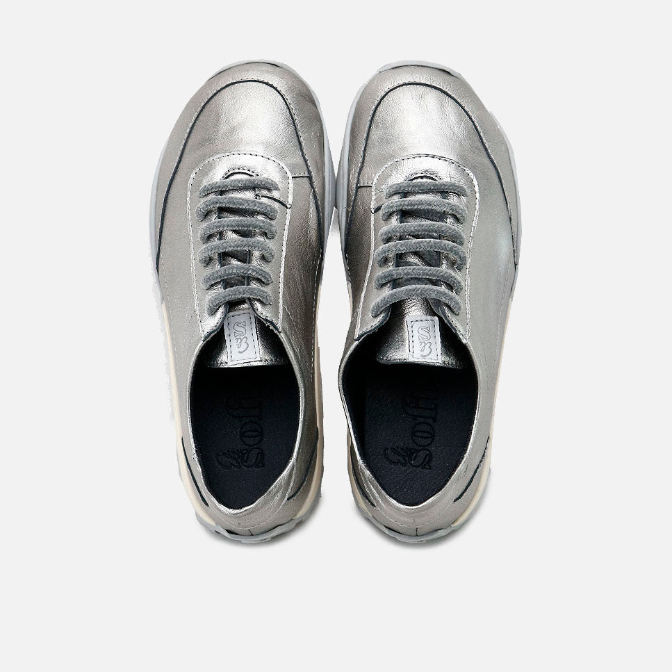 Metalcris cosmos leather barefoot sneakers with laces Eli Soft | Eli 1957