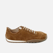 Velor Sigaro leather barefoot sneakers with laces Eli Soft | Eli 1957