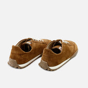 Velor Sigaro leather barefoot sneakers with laces Eli Soft | Eli 1957