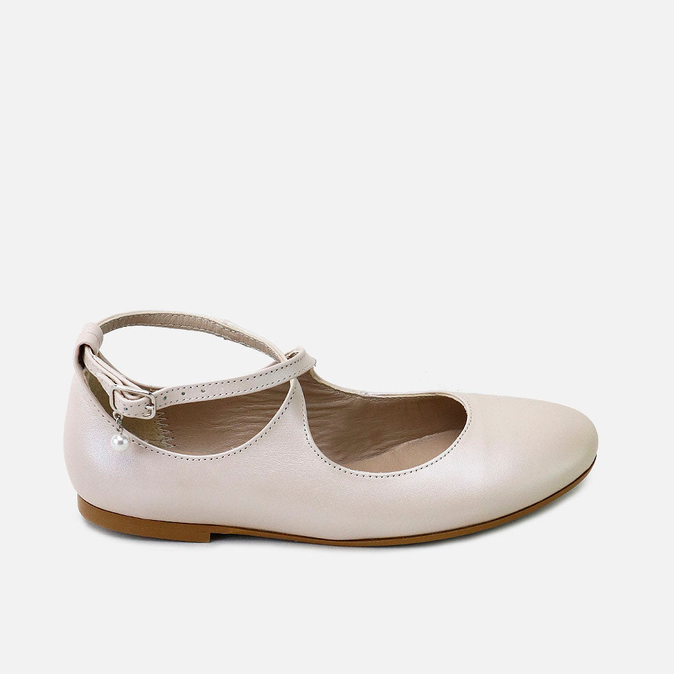 Skin Papanatas Pearl Crisscross Ballerinas | Eli 1957
