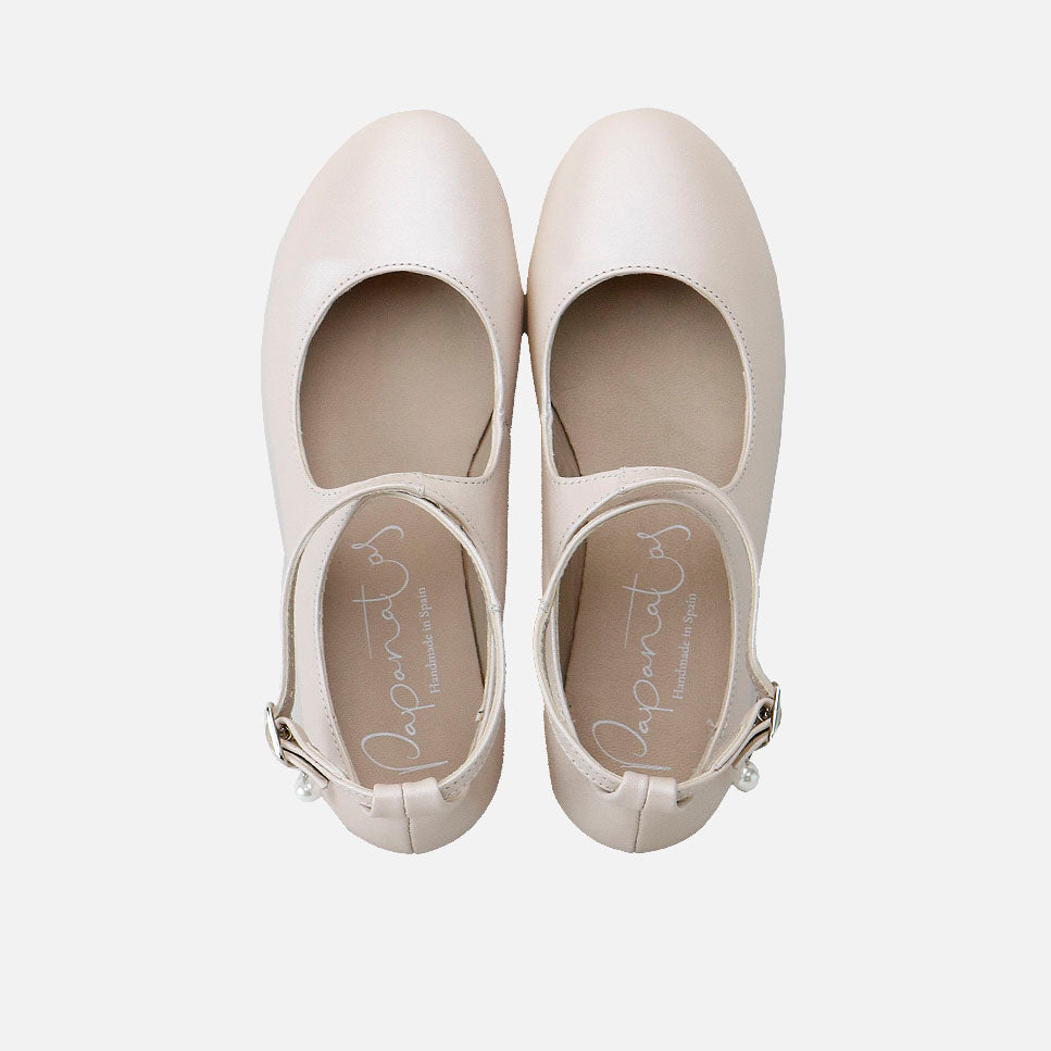 Skin Papanatas Pearl Crisscross Ballerinas | Eli 1957