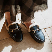 Black Groseto Slipper Papanatas | Eli 1957