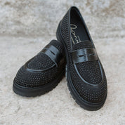 Bluchers Track &amp; Strass Black Sibaritas