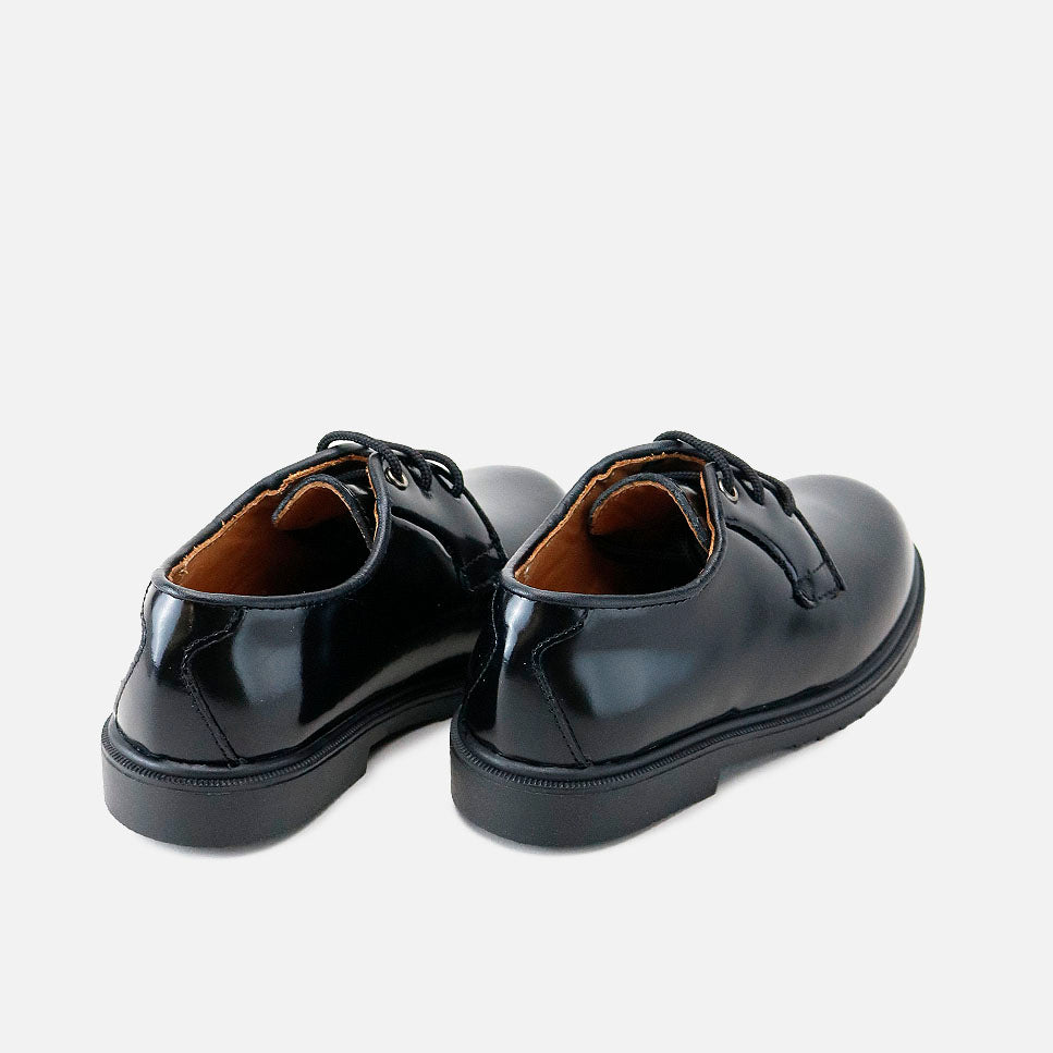 Classic black Florenti leather Bluchers Sibaritas | Eli 1957