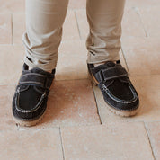 Nautical Shoes with Velcro Closure, Navy Blue, Sibaritas | Eli 1957